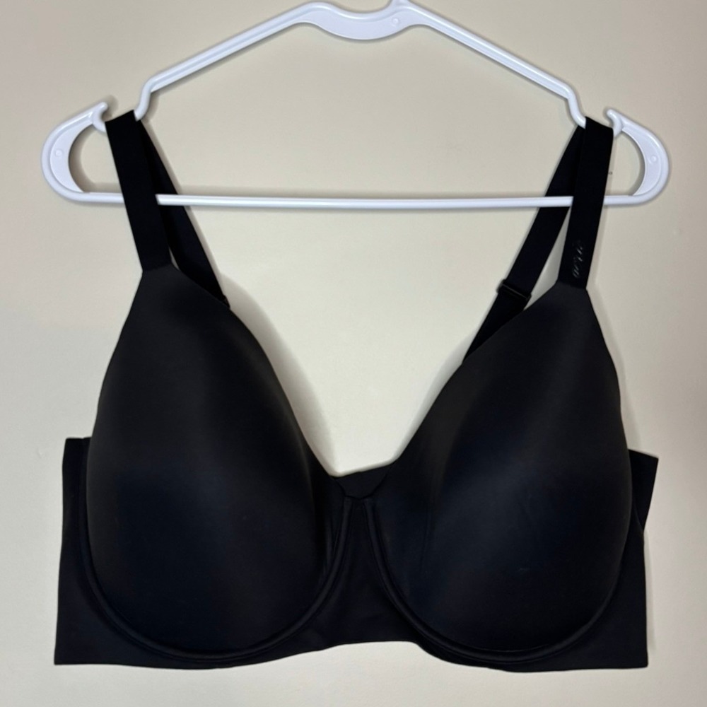 Aerie Smoothez Full Coverage Underwire Bra Black 42DD Lightly‎ Lined Seamless